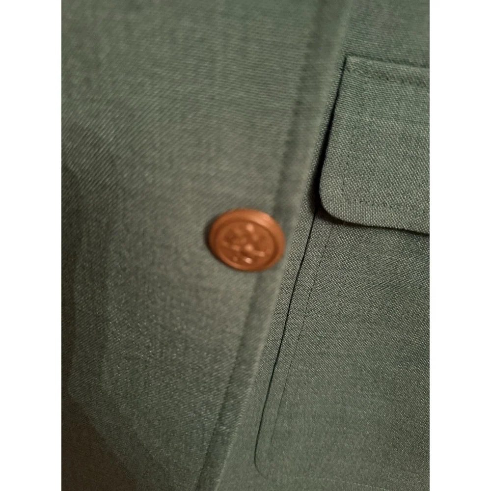 Vintage Jack Nicholson‎ Hart Schaffner Marx Men's Green Blazer Sz-44 preppy Rare